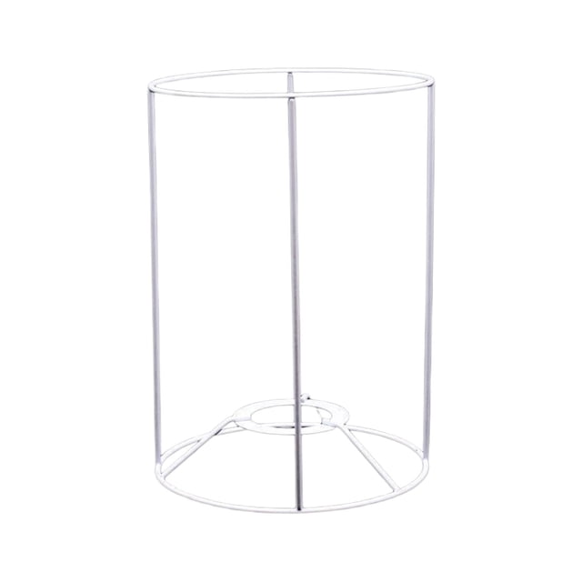 Milaget Lamp Shade Frame Bedside Light Stand Lightweight Portable DIY Metal 14cm x 12 cm Round