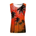 thumbnail image 4 of lSLJS Women Floral Printing Tank Round-Neck Sleeveless Block Tunic Tee Tops, Womens Tank Tops, 4 of 5