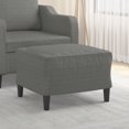 thumbnail image 3 of vidaXL Repose-Pieds Moderne Pouf Repose-Pieds pour Salon en Tissu, 3 of 6