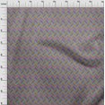 thumbnail image 3 of oneOone Viscose Jersey Fabric Herringbone Geometric Decor Fabric Printed BTY 60 Inch Wide, 3 of 5