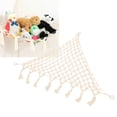 thumbnail image 1 of Stuffed Animal Hammock Bohemian Style Cotton Rope Plush Toy Storage for Kids Room, 1 of 7
