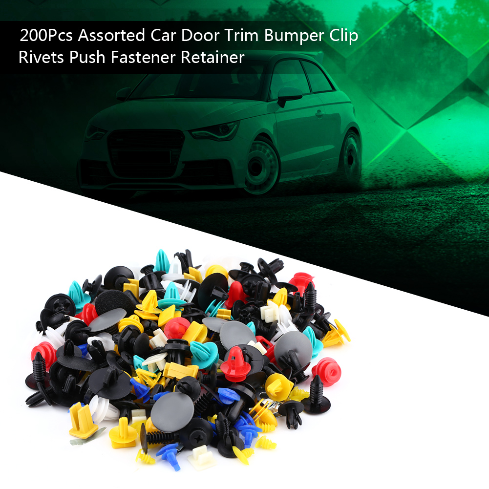 Door Trim Clip Plastic Permanent Fastening Bumper Retainer Car  For Bumper Car  Door