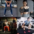 thumbnail image 3 of BeesClover Ensemble de Barre Réglable, 40 Lb, Noir, PU, Prise Rembourrée, Poids Max 22 Lb, Barre, 3 of 4