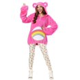 thumbnail image 1 of Care Bears Deluxe Cheer Bear Plus Size Hoodie Costume, 1 of 3