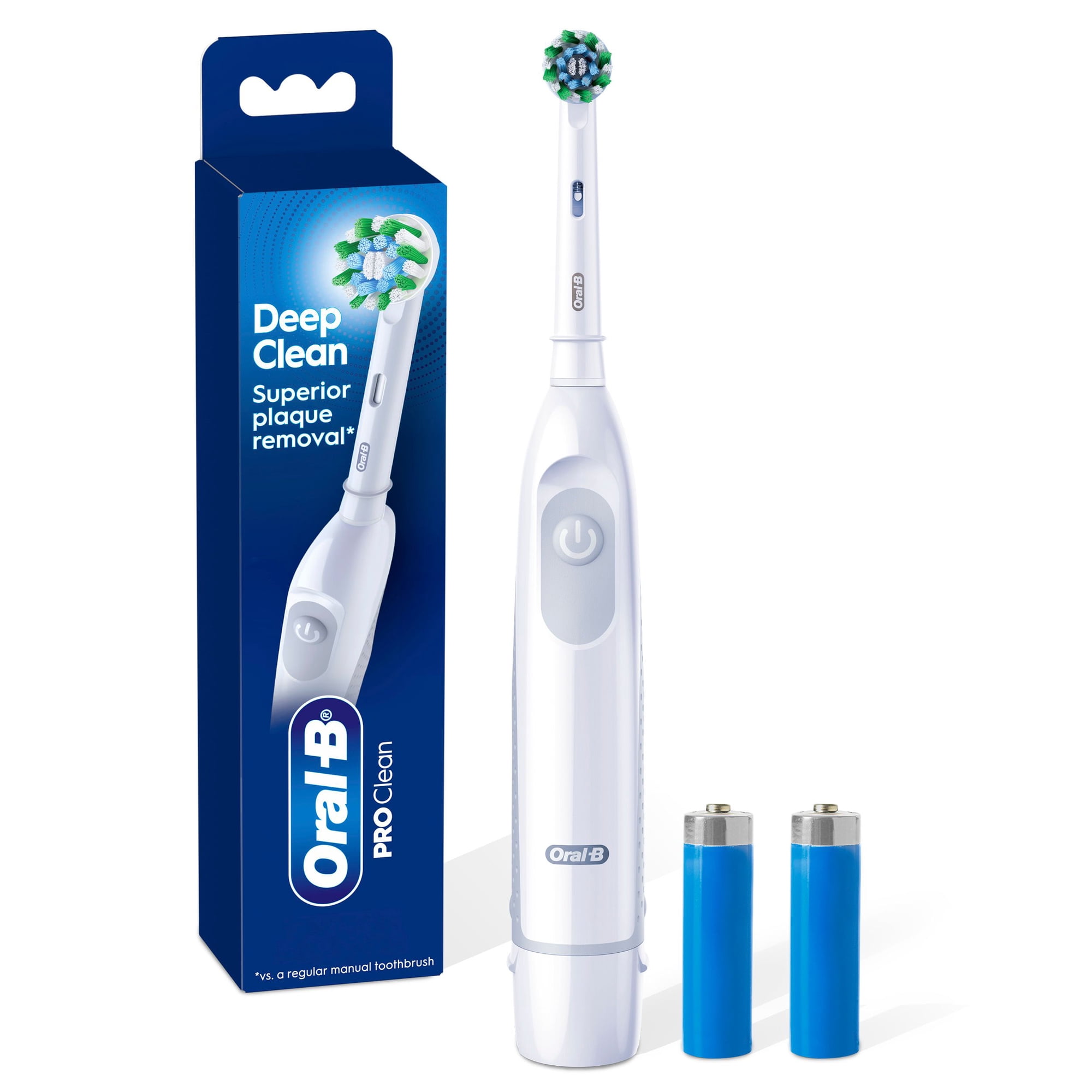 ★新品★Oral−B D205231Z   PRO750 Oral B Pro Clean Battery Toothbrush, Deep Clean - White, with