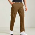 thumbnail image 2 of SHTXOZHI Pantalon Cargo Décontracté pour Hommes, Léger, Athlétique, Plein Air, Randonnée, Voyage, avec Multiples Poches, 2 of 7