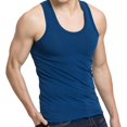 thumbnail image 4 of Ketyyh-chn99 Débardeurs pour Hommes Chemises pour Hommes Débardeur T-Shirt Sans Manches Col Rond Haut de Fête B,L, 4 of 5