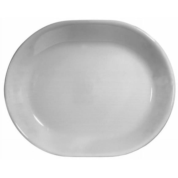 Corelle Winter Frost White 12.25" Glass Serving Platter