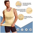 thumbnail image 3 of Pitauce Compression Shirts for Men Tummy Control Body Shaper Slimming Undershirt Tank Top Shapewear with Zipper, 3 of 4