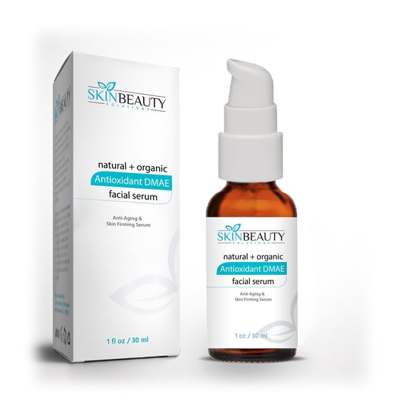 Anti-Aging AntiOxidant DMAE 4% Firming Skin Serum with Vitamin A B C E Retinol,Tocopherol,and Niacinamide for Younger,Plumper,Firmer Skin.Natural & Organic.The Best Treatment Serum for Anti-Aging
