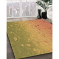 thumbnail image 3 of Ahgly Company Tapis d'Intérieur Lavables en Machine, Ronds, Jaune Transitionnel, 8' Ronds, 3 of 7