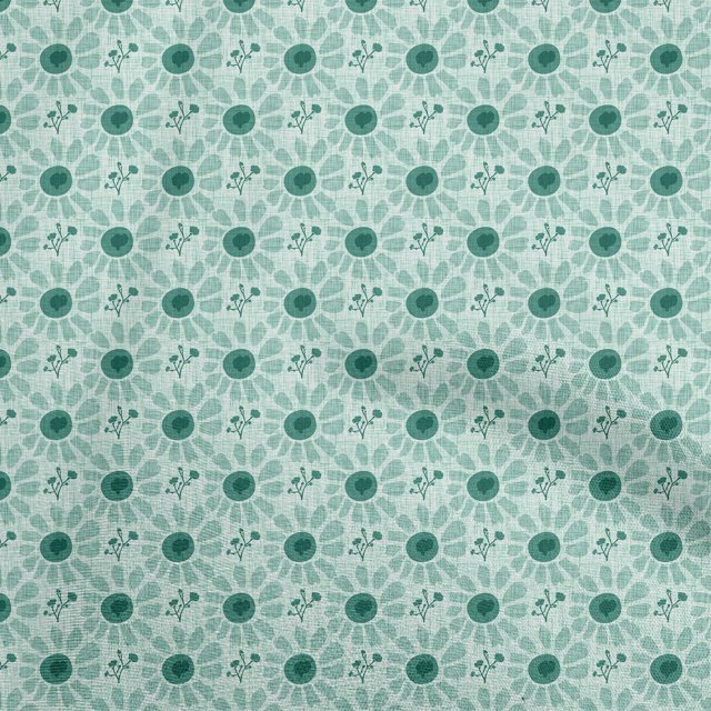 oneOone Cotton Poplin Mint Fabric Block Sewing Craft Projects Fabric Prints By Yard 56 Inch Wide