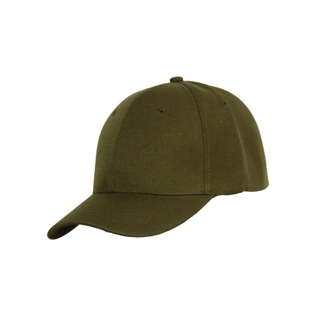 Casquette de Baseball Ajustable, Olive