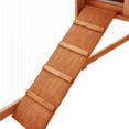 thumbnail image 5 of vidaXL Outdoor Rabbit Hutch with Run Brown Solid Fir Wood, 5 of 5