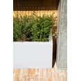 thumbnail image 4 of Veradek Block Series Long Box Small Plastic Planter - White, 4 of 11