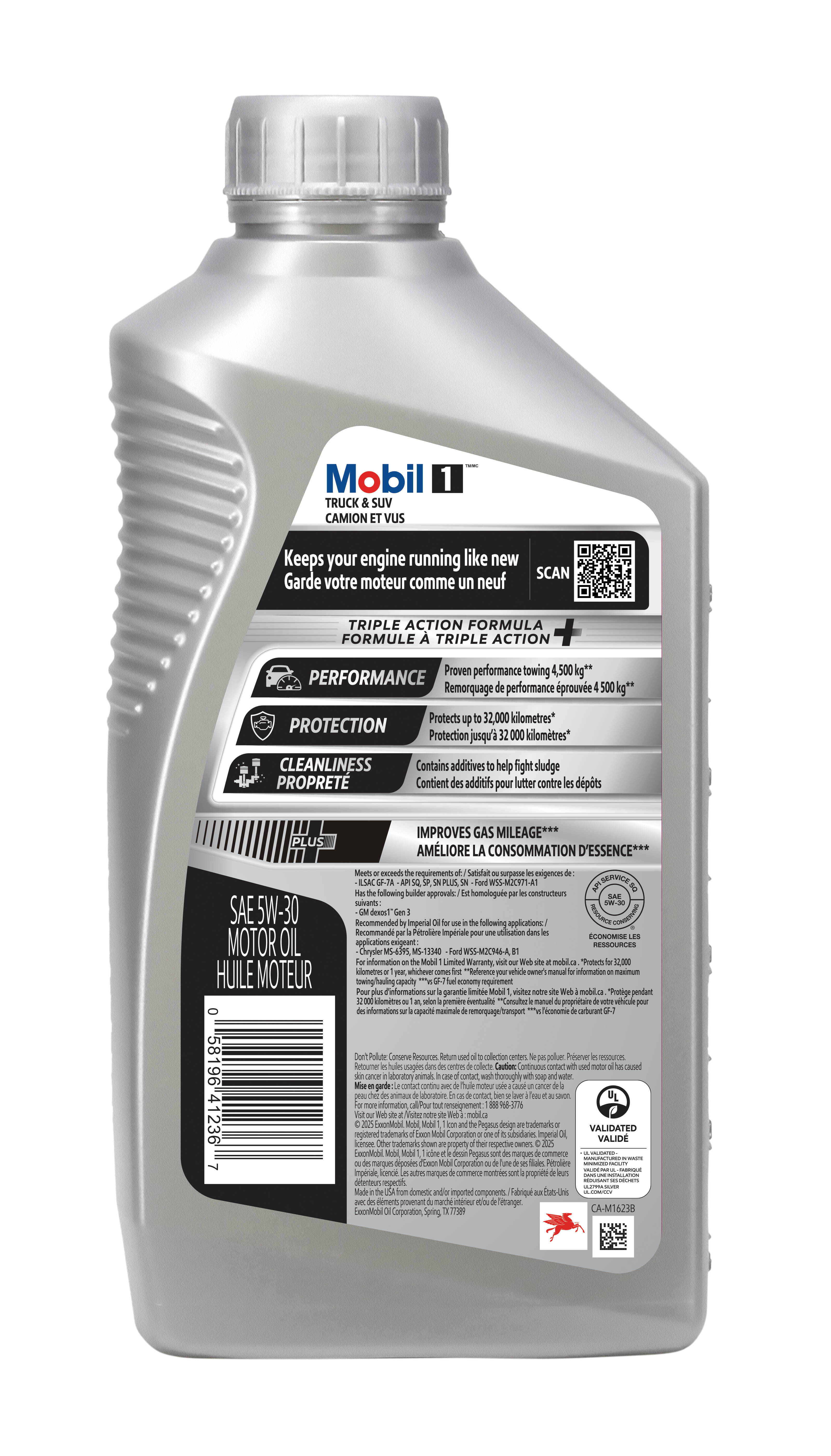 Mobil 1🅪 Camion et VUS 5W-30