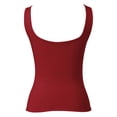 thumbnail image 5 of Women's Sleeveless Layering Tank Top for Everyday Wear Casual Summer Basic Stretch Fit Inner Layering, 5 of 5