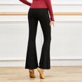 thumbnail image 4 of Women Yoga Pants Modal Flared Bottom Soft Lounging Training Pants, 4 of 8