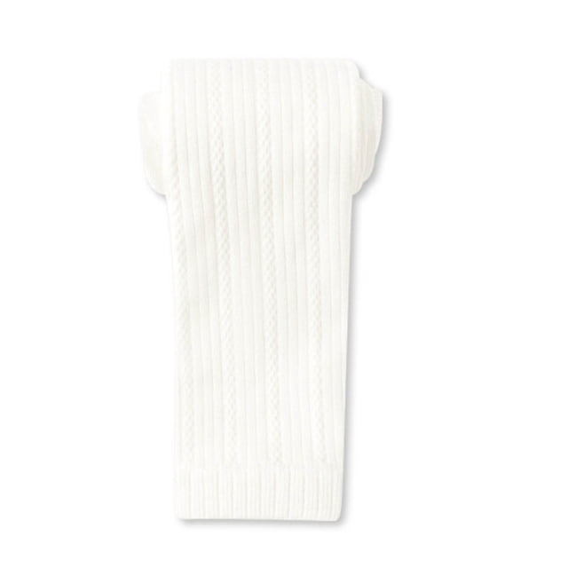 Leggings d'Hiver pour Filles Collants Tricotés à Rayures Verticales