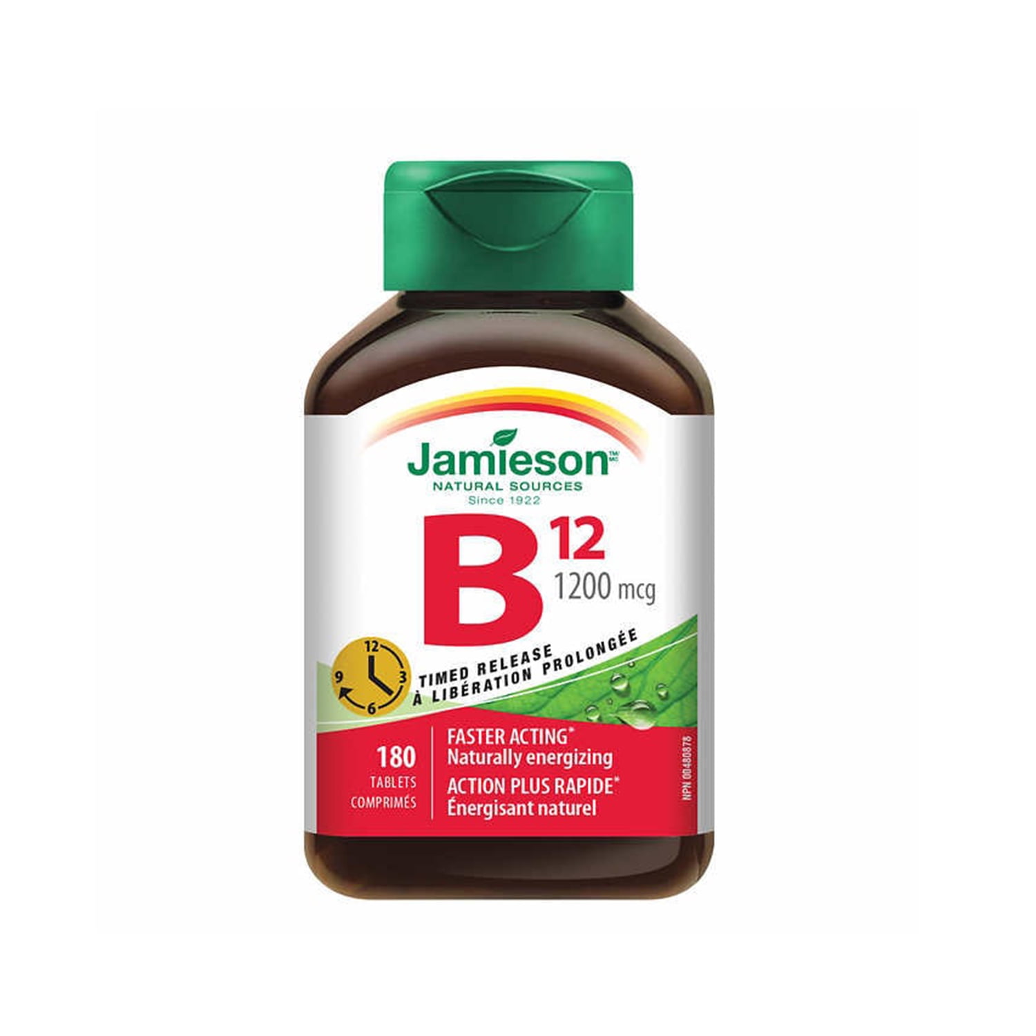 Jamieson Vitamin B12 Timed Release 1200mcg 200 Tablets