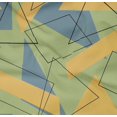 thumbnail image 4 of oneOone Organic Cotton Poplin Twill Fabric Rectangle & Triangle Geometric Decor Fabric Printed BTY 42 Inch Wide, 4 of 4