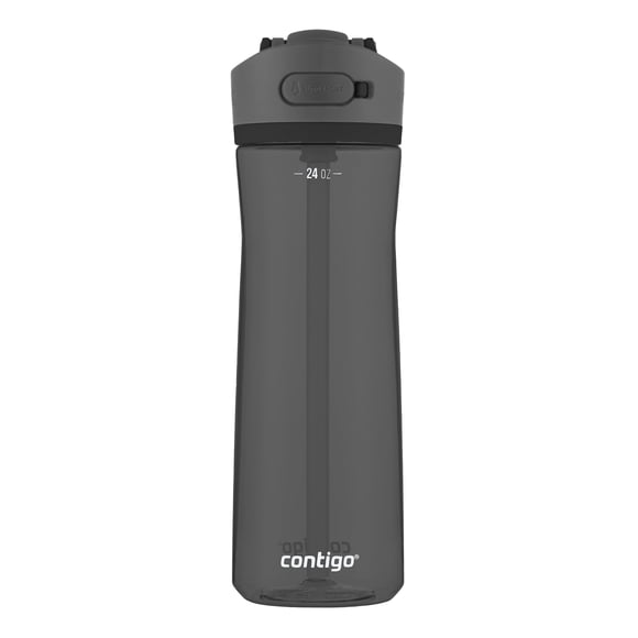 Contigo Ashland 2.0 Leak-Proof Water Bottle with Straw and Carry Handle, BPA-Free, Dishwasher Safe, Licorice