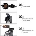 thumbnail image 3 of Filtre à Thé et à Café Réutilisable en Acier Inoxydable 49979, Panier de Remplacement, Maille Fine Rechargeable pour Hamilton Beach FlexBrew Cafetière Bidirectionnelle, 3 of 7