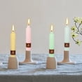 thumbnail image 4 of 7 Inch Taper Candle Candle Sticks, 4PCS Pillar Candles Handmade Unscenteds Candlesticks for Festive, Party, Spell, Wedding, Home Decor, 4 of 6