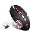 thumbnail image 2 of Thunder Wolf Q13 Charging Mute Wireless Mouse Gaming Business Luminous, 2 of 8