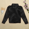 thumbnail image 4 of Kcodviy Enfants Filles Paillettes Scintillantes Primitif Chandail à Manches Longues Garçons Danse Top Boys Long Garçon Tout-Petit Manche Chemise Boutonnée pour Enfants Garçons pour Performance de Danse Jazz, 4 of 7