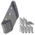 thumbnail image 2 of JWshufel 5PC Stainless Steel Multifunctional Corner Brace for Furniture Support Long Lasting Trapezoidal Design Easy Installation for Shelves Doors Tables Cabinets Accessories, 2 of 2
