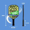 thumbnail image 2 of Full Carbon Fiber Pickleball Paddle With Paddle Cover & 2 Ball, Sweat - Resistant Comfort Grip & Durable Edge Guard, 2 of 5
