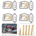 thumbnail image 1 of 4 Sets Carburetor Repair Kit Carb Rebuild For Honda CB350F Deluxe 1972-1974, 1 of 11