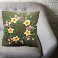 thumbnail image 3 of ziyahi Semi-Finished Embroidery Pillow Covers Kit Sewing Craft for Sofa green, 3 of 9