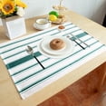 thumbnail image 4 of Birdeem Tea Towels for Kitchen,Kitchen Towel Hook,Colour Woven Striped Tea Towel Home Kitchen Fabric Towel Cloths, 4 of 8