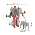 thumbnail image 2 of Meitianfacai Jouet de Déformation Simulation pour Enfants Modèle de Guépard Blanc, 2 of 2