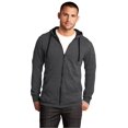 thumbnail image 1 of District Men's The Concert Fleece Full-Zip Hoodie. DT800, 1 of 1