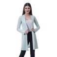 thumbnail image 1 of Moomaya Gilet Boléro pour Femmes à Manches Longues, Ouvert à l'Avant, Long, Léger, Décontracté, 1 of 7