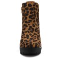 thumbnail image 3 of Bottes Chelsea à Plateforme et Talon Haut Épais pour Femmes de Unique Bargains, 3 of 7