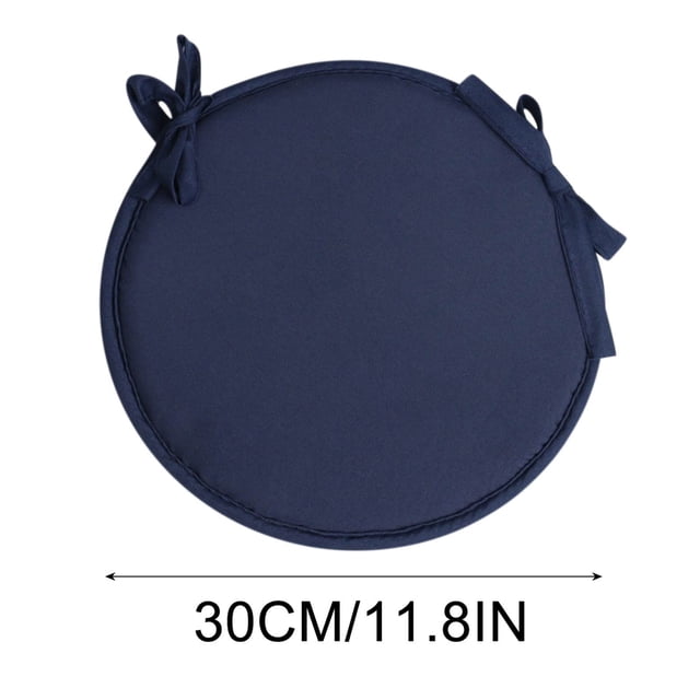 Yhmxh Coussins de Chaise Intérieur Extérieur Coussins de Chaise Ronds avec Attaches, Coussins Ronds pour Chaises de Salle à Manger Coussin de Siège Rond Coussins de Chaise de Jardin Ensemble pour Meuble