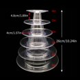 thumbnail image 4 of 6 Tier Macaron Tower Stand for Wedding Birthday Party  Plastic Display Stand for Cupcake Cake, 4 of 8
