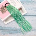 thumbnail image 1 of RKSTN Wigs Human Hair Color Braid Ponytail Wig Three-strand Braid Short Gradient Dirty Braid Glueless Wigs, 1 of 2