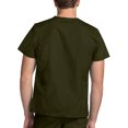 thumbnail image 4 of Adar Universal Unisex V-Neck Tunic 3 Pocket Scrub Top (Available in 39 Colors), 4 of 7