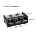 thumbnail image 2 of Unique Bargains Bloc de Borne de Barrière 600V 150A 3 Positions Doubles Bornes à Vis, 2 of 3