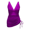 thumbnail image 5 of Women Swim Dress Swimsuits Slimming Mesh Sheer Sarong Wraps Bathing Suit, 5 of 5