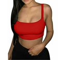 thumbnail image 2 of Haut Tube Sans Manches pour Femmes Été Dame Bandeau Extensible Court, 2 of 5