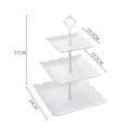thumbnail image 3 of Three Layer PP Fruit Tray Cake Stand Vegetable Storage Rack Candy Plate Dessert Serving Tray, 3 of 7