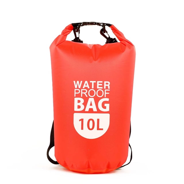 Unatoiry Sac Étanche d'Extérieur Double Sac à Main une Épaule Léger Grande Capacité Sacs en PVC Imperméables Natation Randonnée Canotage Camouflage Gris 20 L Épaule Simple 1 Ensemble