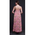 thumbnail image 2 of Bimba Robe Maxi à Bretelles Spaghetti Sans Manches pour Femmes en Rayonne à Imprimé Floral, Coupe Évasée - Xxx-Grand, 2 of 4