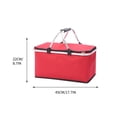 thumbnail image 2 of Dvkptbk Storage Folding Cooler Box Picnic Bag Portable Heat Preservation Food Storage Bag Home Essentials, 2 of 2